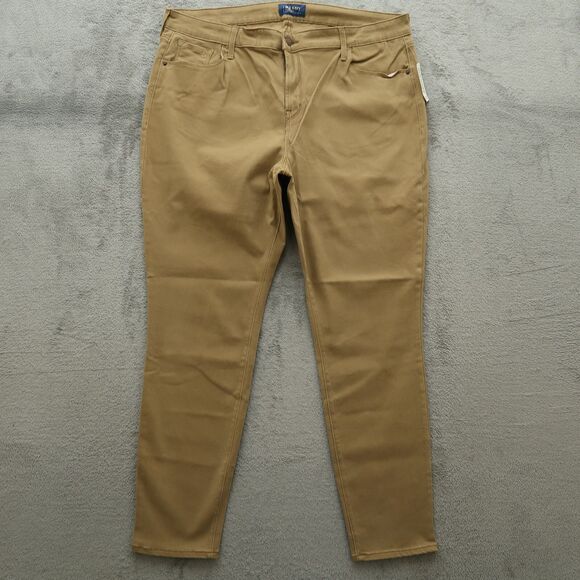 Old Navy Jeans Women's Size 18 Brown High-Rise Rockstar Skinny Pants 29" Inseam - Picture 1 of 14